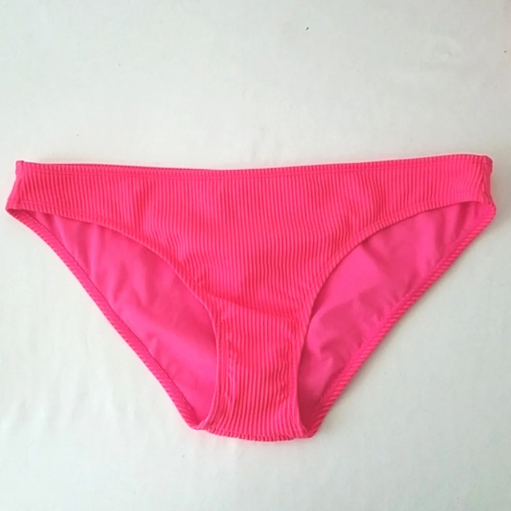 Xhilaration Floral Juniors Pique Bandeau Bikini Top and Ribbed Bottom Size XL Jr